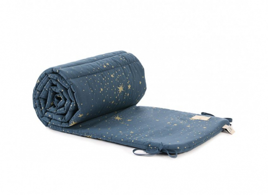 Tour de lit en coton BIO - gold stella/ Night blue - Nobodinoz