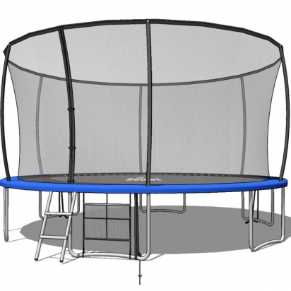 Trampoline extérieur 4m27 pour enfants et adultes avec filet de protection Soulet