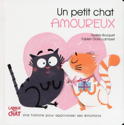 Un petit chat amoureux - Langue au chat