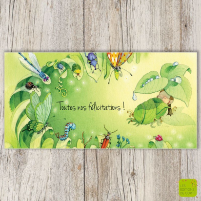 Carte postale panoramique Toutes nos  Félicitations