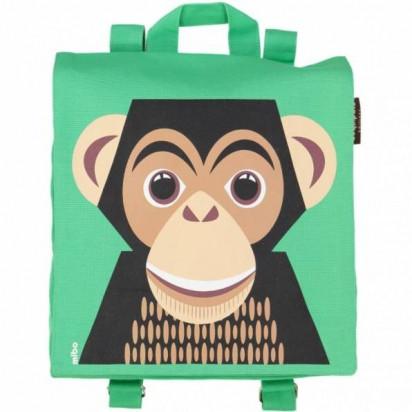 Sac à dos coton BIO - Chimpanzé - Coq en pâte