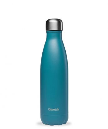 Bouteille Isotherme 500ml Bleu canard Matt Qwetch
