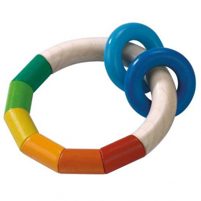 Hochet anneau Rainbow - Haba