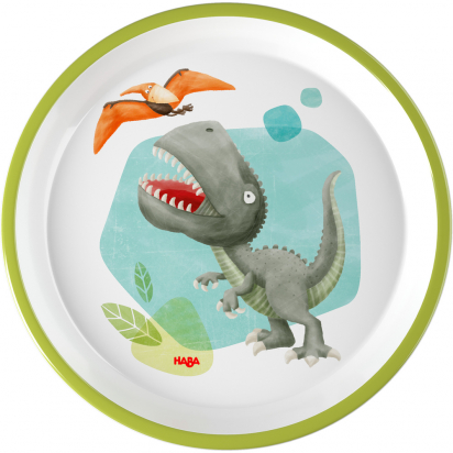 Assiette dinos Haba