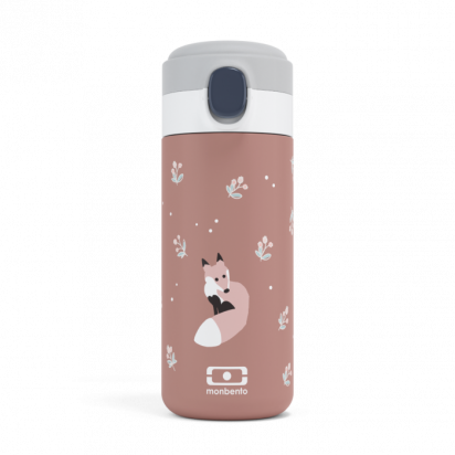 Bouteille réutilisable POP Isotherme 360ML cannelle Fox Monbento