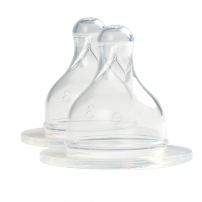 Lot de 2 tétines - Débit variable (6-18M) Beaba