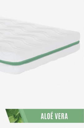 Matelas lit bébé Aloé véra 90X200  Kadolis