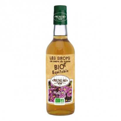 Sirop de Violette BIO Équitable 50cl Meneau