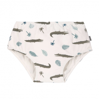 Maillot de Bain couche lavable  Crocodile Blanc Lassig