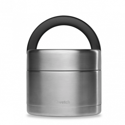 Boite repas isotherm inox avec poignée 850ml Qwetch