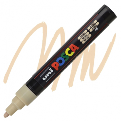 Marqueur PC5M pointe moyenne 1,8-2,5 mm Beige POSCA