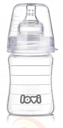 Biberon en verre 3M+ - 250 ml - LOVI