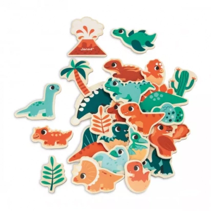 dino - magnets dino 24 pcs Janod 