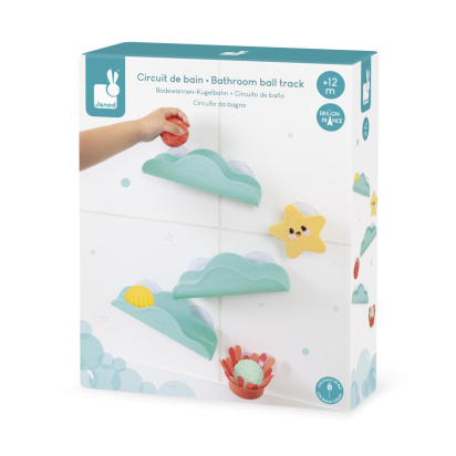 Circuit de bain marin – Jouet de bain avec balles et toboggans JANOD