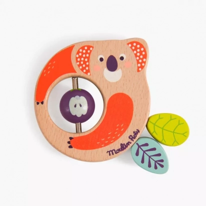 Hochet bois Koco Dans la jungle Moulin roty