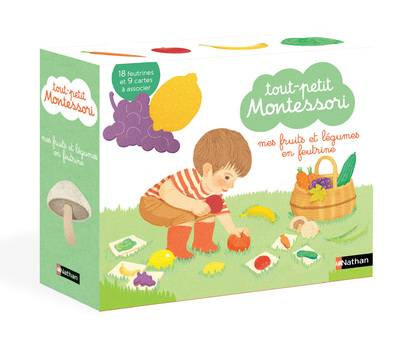Coffret fruits et légumes Montessori tout petit Nathan