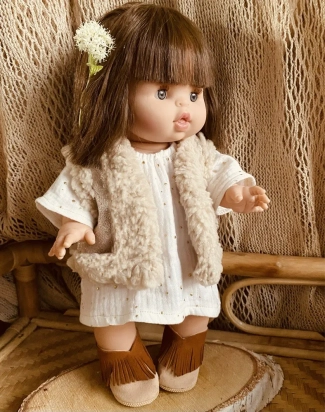 Gilet Teddy pour poupée By Bobbie