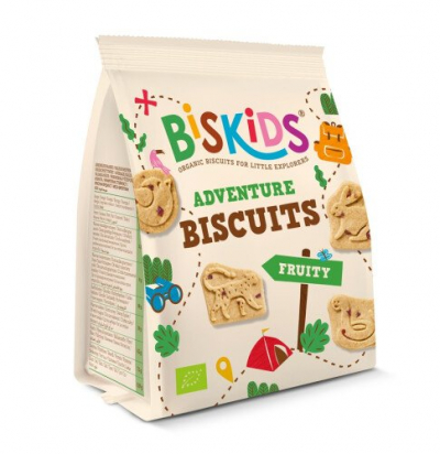Biskids Adventure Fruity Apple biscuits à la pomme bio 100 g - BELKORN
