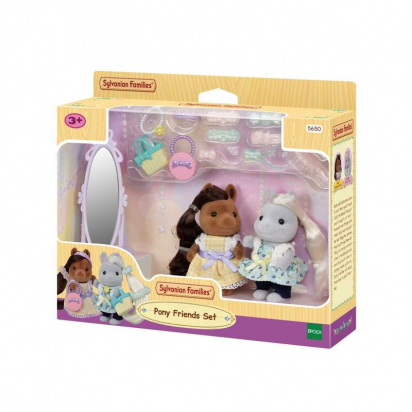 Les amis poney et leur kit de coiffure Sylvanian families