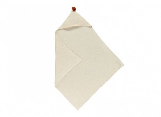 Cape de bain So Natural tricot Natural Nobodinoz