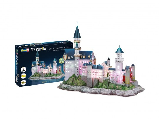 Puzzle 3D Château Neuschwanstein LED Revell