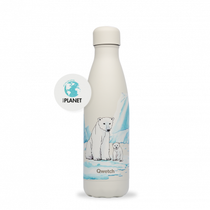 Bouteille Isotherme 500ml Ours polaire Qwetch