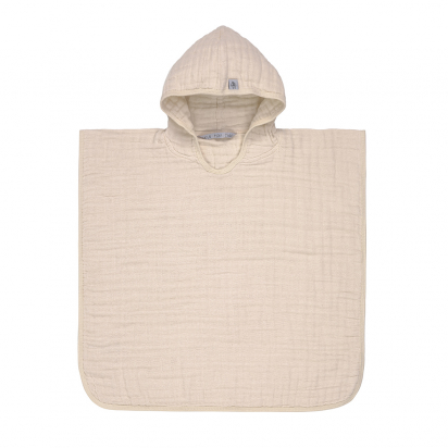 Poncho en gaze de coton Rose clair Lassig