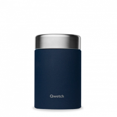 Boîte repas et soupe Granite Bleu Navy 600 ml Qwetch