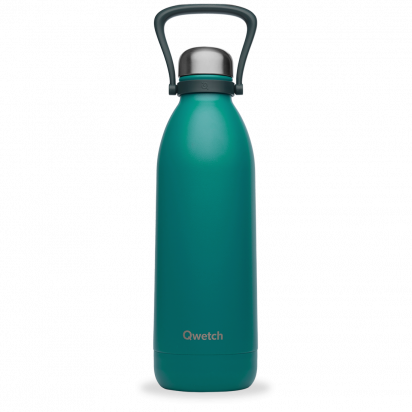 Bouteille Isotherme - 1,5L - Matt Bleu minéral- Qwetch