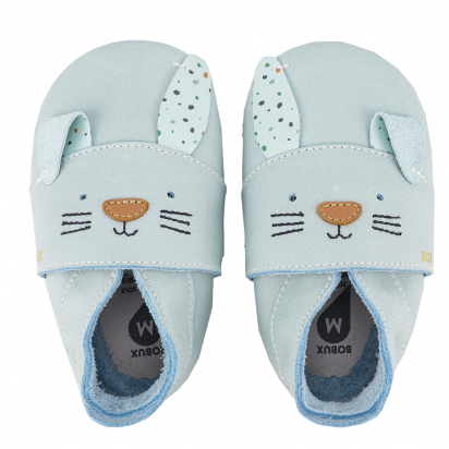 Chaussons en cuir soft soles Hopsy Bobux