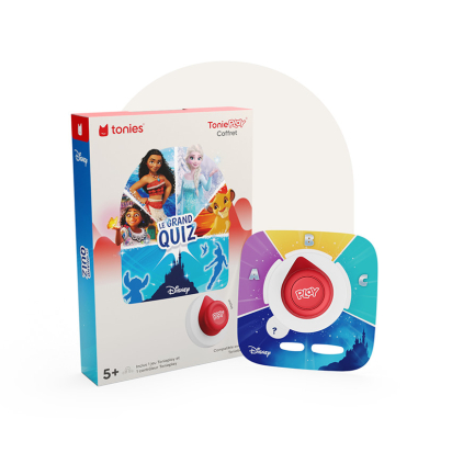 Coffret Tonieplay Le grand quiz Disney + Contrôleur Rouge Tonies