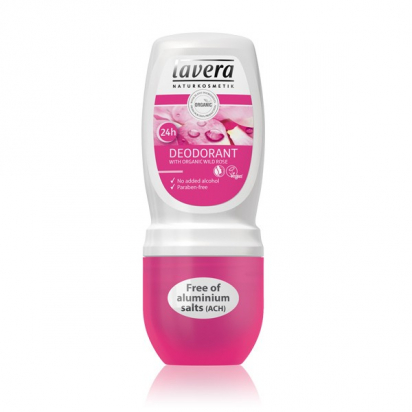 Déodorant Roll On à la rose Lavera