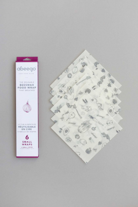 Lot de 6 films alimentaires réutilisables S - Abeego