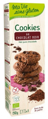 Cookies au chocolat noir bio 150 g Ma Vie Sans Gluten