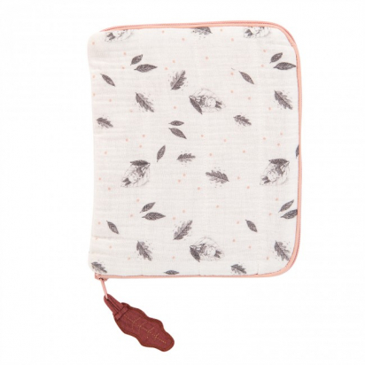 Protège carnet santé crème Après la pluie - Moulin Roty