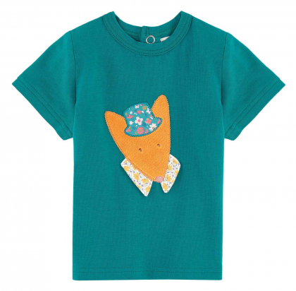 T-shirt bleu loup - Minster - Les Tartempois - Moulin roty