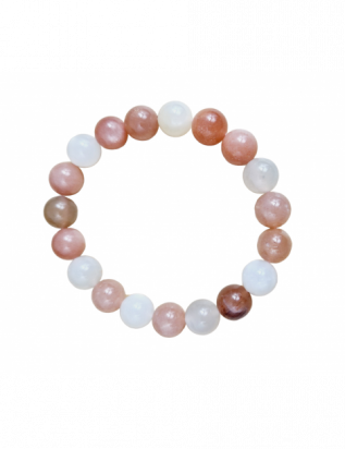 BRACELET PIERRE DE LUNE MULTI COULEUR