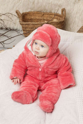 Manteau (gros gilet) tea rose - Andes Koeka