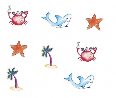 C&L Confetti de table - lot de 40 - pirates