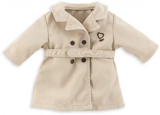 Trench beige pour poupée Ma corolle