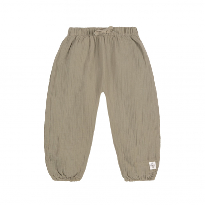 Pantalon en mousseline GOTS - olive - Lassig