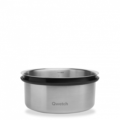 Boîte repas inox avec fermeture silicone 900ml Qwetch