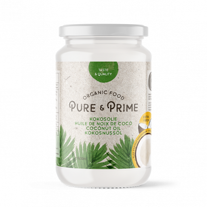Huile de noix de coco extra vierge bio 600ml Pure & Prime