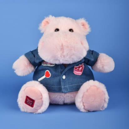 Peluche Hippopotame PINK MALLOW 20 cm Histoire d'ours