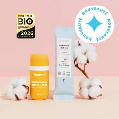 Kit Déodorant Roll-On Fleur de coton - pimpant