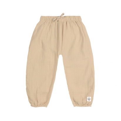 Pantalon en mousseline GOTS - nature - Lassig