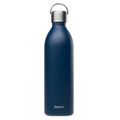 Qwetch Bouteille isotherme active matt bleu marine 1000ml – Qwetch