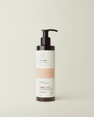 Gel corps anti-rugosités AHA, BHA et acide hyaluronique – Clémence et Vivien