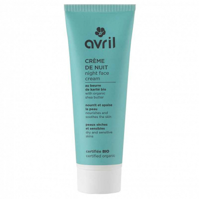 Crème de nuit BIO -  Peaux Sèches & Sensibles - Avril