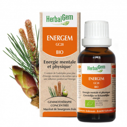 Energem Complexe énergie mentale et physique 50 ml HerbalGem